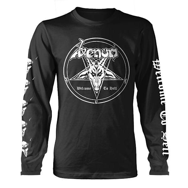 Venom Unisex Vuxen Welcome To Hell Långärmad T-shirt M Svart Black/White M