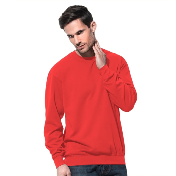 Stedman Mens Classic Sweat 3XL Scarlet Red Scarlet Red 3XL