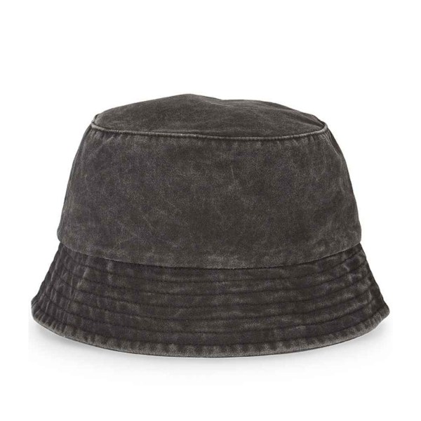 Native Spirit Unisex Vuxen Faded Bucket Hat S-M Svart Black S-M