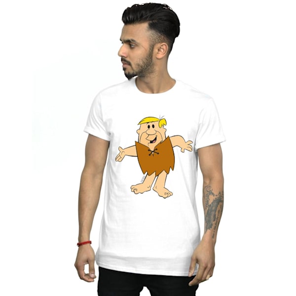 The Flintstones Herr Barney Rubble Klassisk Pose T-shirt 4XL Vit White 4XL