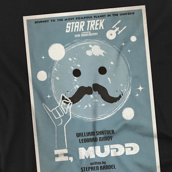 Star Trek Herr The Original Series Avsnitt 37 T-Shirt 4XL Svart Black 4XL