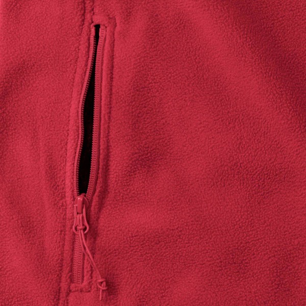 Russell Herr 1/4 Zip Outdoor Fleece Top M Klassisk Röd Classic Red M