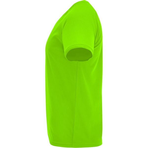 Roly Bahrain herr T-shirt med korta ärmar, sport, XL, fluorescerande grön Fluorescent Green XL