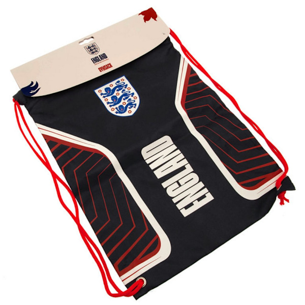 England FA Flash dragsnöre väska One Size Svart/Vit/Röd Black/White/Red One Size