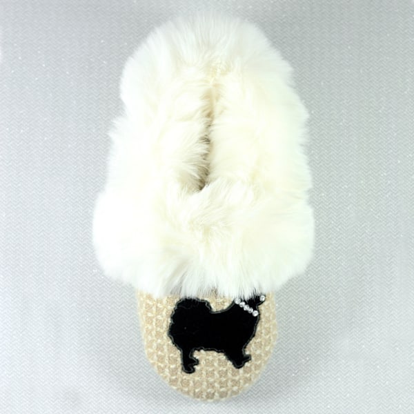 Lazy Dogz Dam/Dam Cookie Mockasin Tofflor i Mocka 7 UK-8 UK Beige 7 UK-8 UK