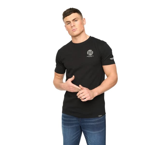 Crosshatch Herr Chittingtons T-shirt S Svart Black S