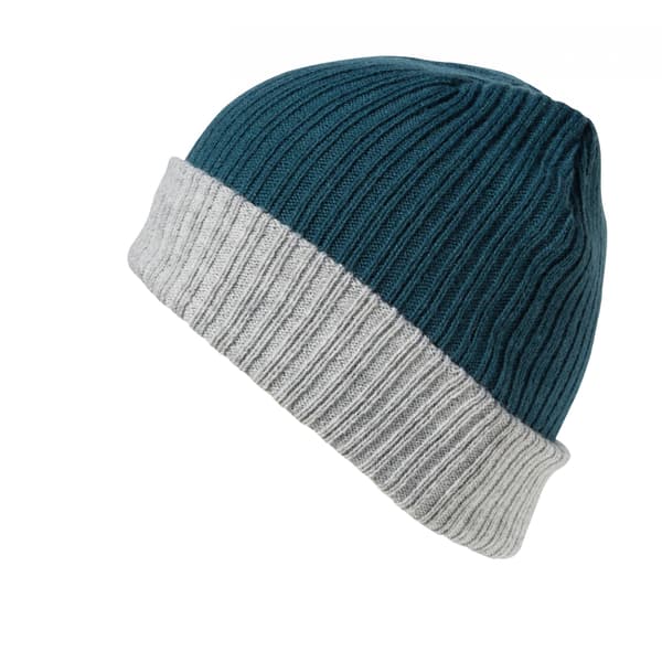 Result Winter Essentials Dubbellagerstickad mössa One Size Teal Teal/Grey One Size