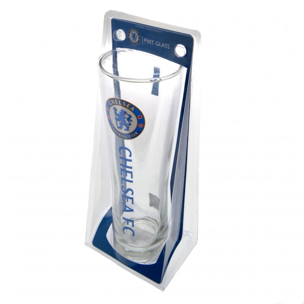 Chelsea FC Officiell Högt Ölglas One Size Blå Blue One Size