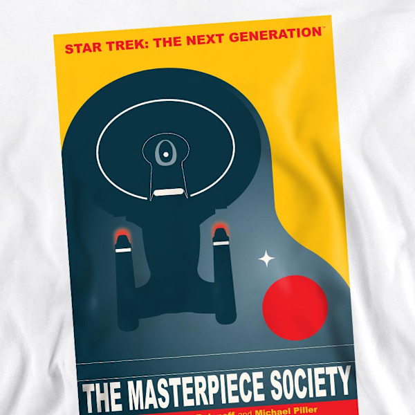 Star Trek Unisex Vuxen The Next Generation Säsong 5 Avsnitt 13 White M