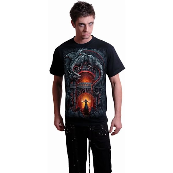 Spiral Direct Unisex Dragon´s Lair T-shirt med korta ärmar Black 4XL