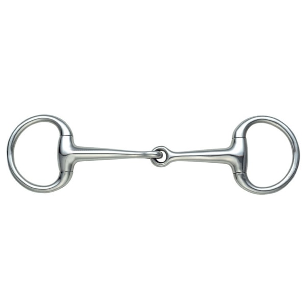Shires Dressage Häst Äggbutt Snaffle Bett 5.5in Silver Silver 5.5in