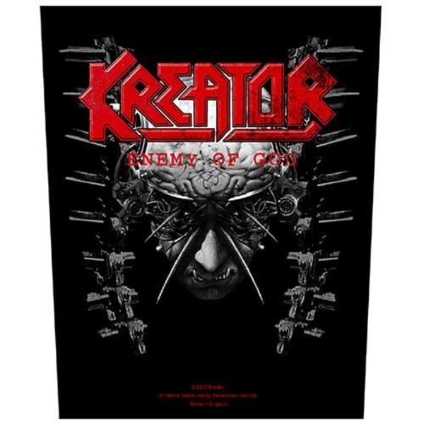 Kreator Enemy Of God Patch One Size Svart/Röd Black/Red One Size