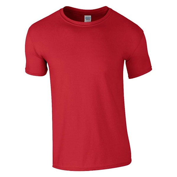 Gildan Mäns Soft Style Ringspun T-shirt S Röd Red S
