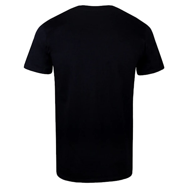 Black Panther Herr Logo T-Shirt S Svart/Vit Black/White S
