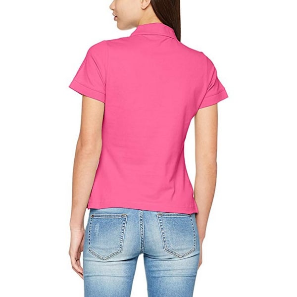 Fruit of the Loom Dam/Kvinnors Premium Fitted Kortärmad Po Fuchsia XS