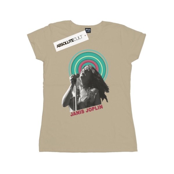 Janis Joplin Dam/Kvinnor Halo Foto Bomull T-Shirt M Sand Sand M