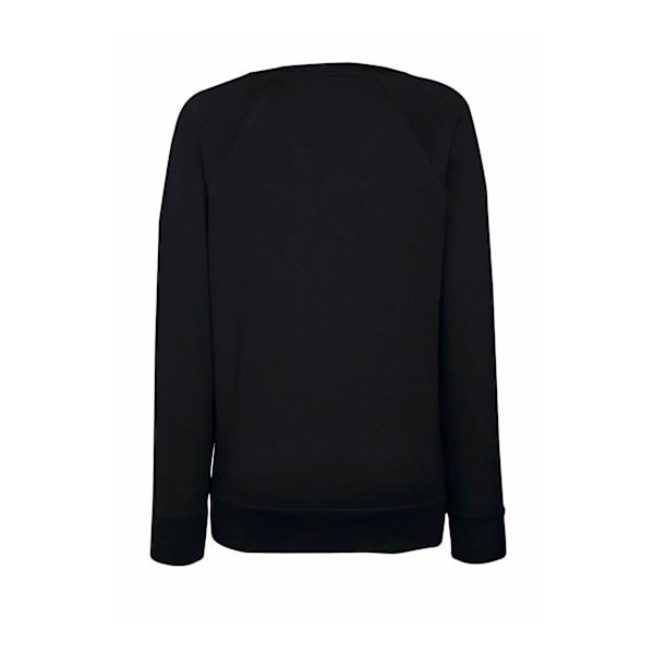 Fruit OF The Loom Dam Tröja Raglan Lättviktsmodell ( Black XS