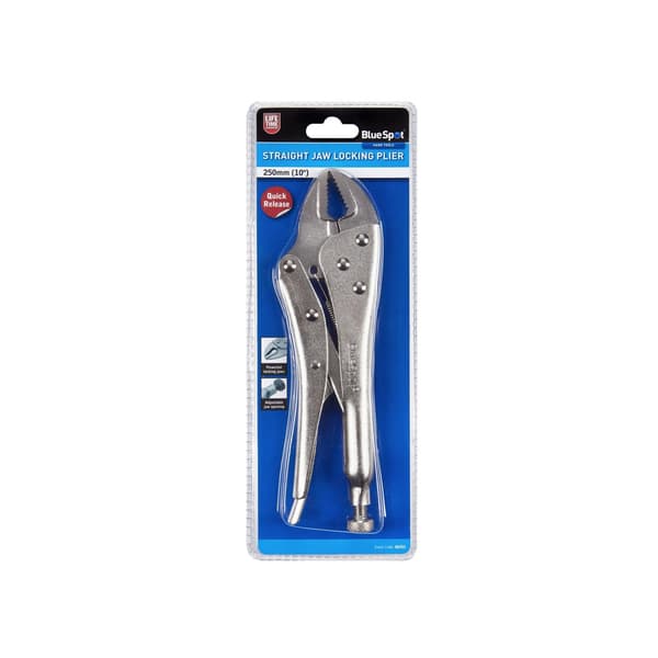 Bluespot Tools Snabblåsande Rak Käft Låstång 250mm Multi Colour One Size