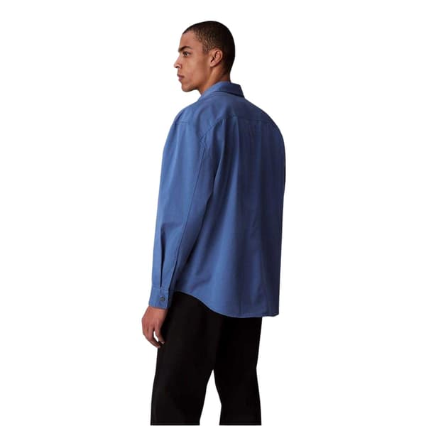 Calvin Klein Herrskjorta i Chambray L Blå Blue L