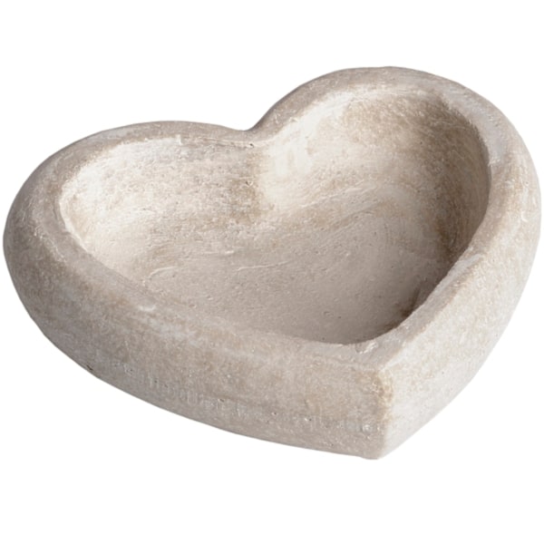 Hill Interiors Stenhjärta Skål One Size Cream Cream One Size