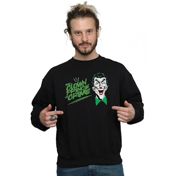 DC Comics Herr Batman Joker The Clown Prince Of Crime Sweatshirt Black 4XL