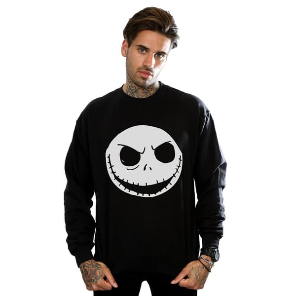 Nightmare Before Christmas Herr Jack Skellington Bomullströja Black XXL