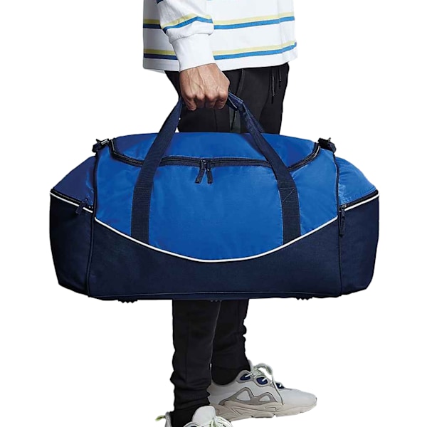 Quadra Teamwear Holdall Duffelväska (55 liter) One Size Bright Bright Royal/French Navy/White One Size