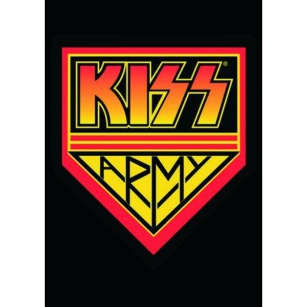 Kiss Army Postcard One Size Svart/Röd/Gul Black/Red/Yellow One Size