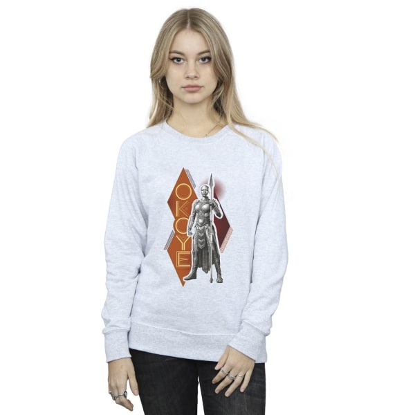 Marvel Dam/Ladies Wakanda Forever Okoye Stance Sweatshirt S White S