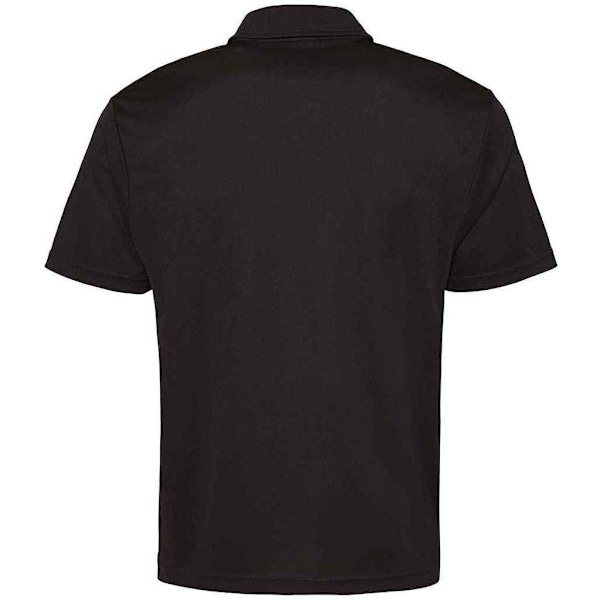 AWDis Cool Mens Moisture Wicking Polo Shirt M Jet Black Jet Black M