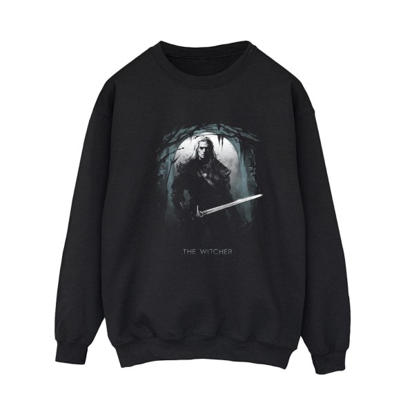 Netflix Dam/Kvinnor The Witcher Geralt Of The Night Sweatshirt Black S