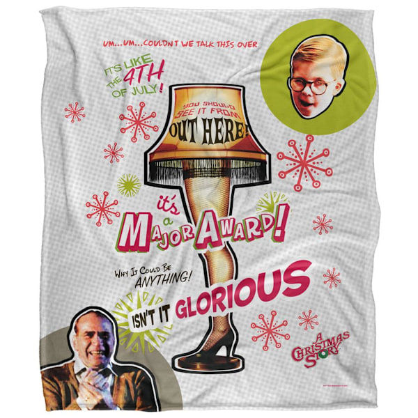A Christmas Story Isnt It Glorious Filt En Storlek Flerfärgad Multicoloured One Size