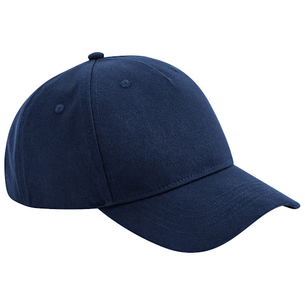 Beechfield Unisex Vuxen Ekologisk Bomull 5 Panel Baseball Cap One Navy One Size