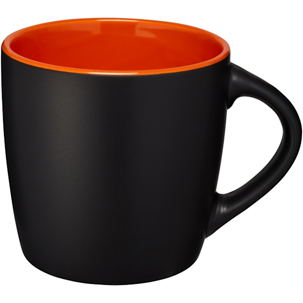 Bullet Riviera Keramisk Mugg 8,4 x 8,8 cm Solid Svart/Orange Solid Black/Orange 8.4 x 8.8 cm