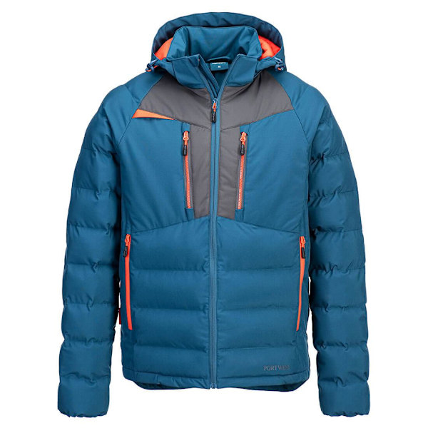 Portwest DX4 Isolerad Vadderad Jacka för Män 3XL Metro Blå Metro Blue 3XL