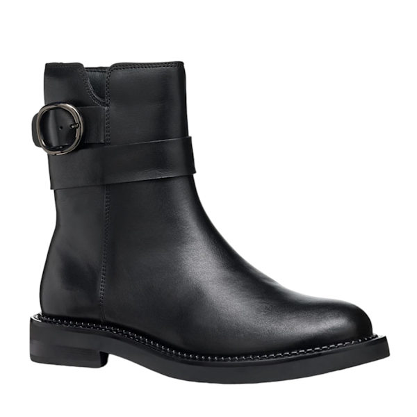 Geox Damskor Serilda Patentläder Ankelboots Storlek 6 UK Svart Black 6 UK