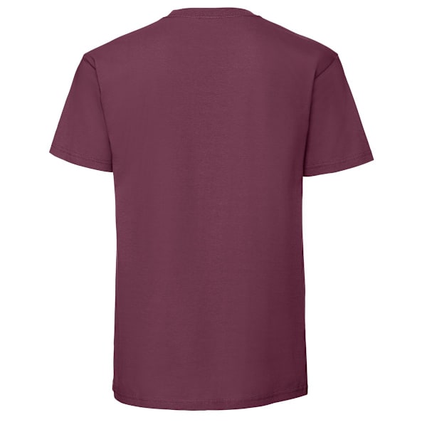 Fruit Of The Loom Mens Iconic 195 Ringspun Premium T-shirt 2XL U Burgundy 2XL UK