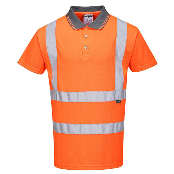 Portwest Hi-Vis Säkerhets Poloskjorta XS Orange Orange XS