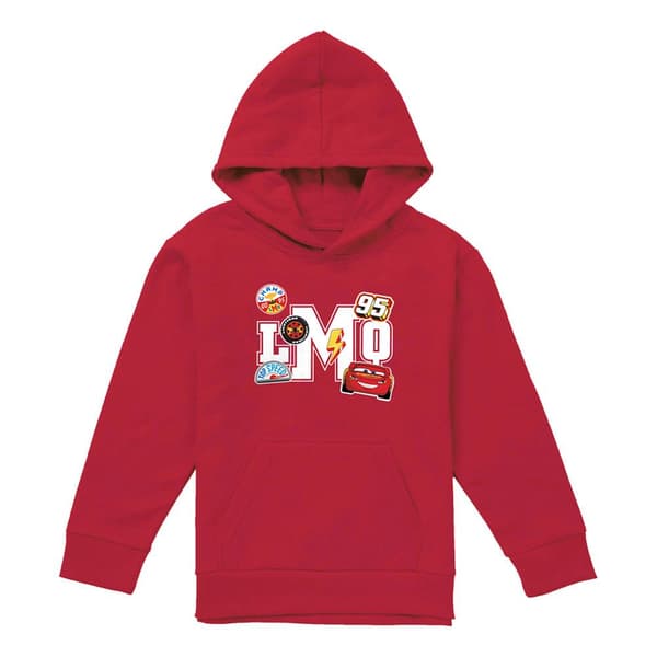 Bilar Barn/Kids Blixten McQueen Märkeshuvtröja 12-13 år Red 12-13 Years