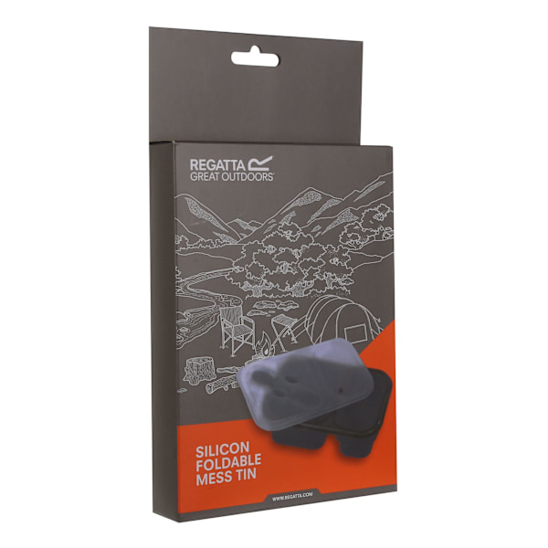 Regatta Silicon Mess Tin One Size Ebony Grey Ebony Grey One Size