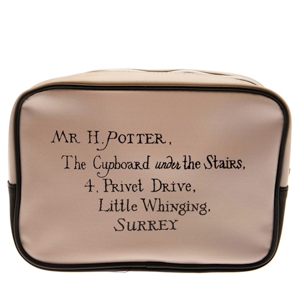 Harry Potter PU Toiletry Bag Set (2-pack) One Size Vit/Brun White/Brown/Black One Size