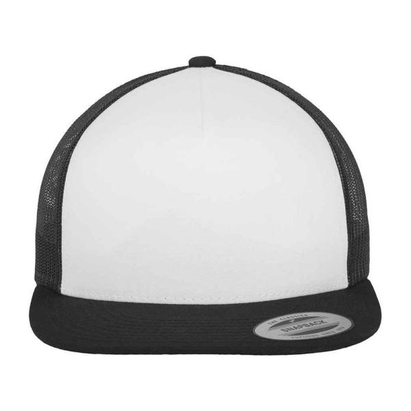 Flexfit Unisex Adult Contrast Trucker Cap One Size Svart/Vit Black/White One Size