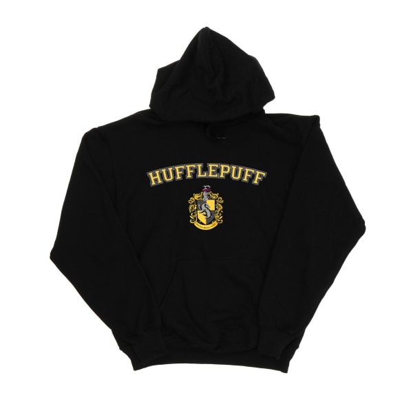 Harry Potter Boys Hufflepuff Crest Hoodie 3-4 Years Sports Grey Sports Grey 3-4 Years