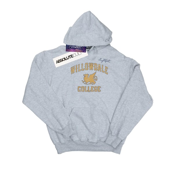 Disney Dam/Kvinnor Onward Willowdale College Hoodie S Sports Sports Grey S