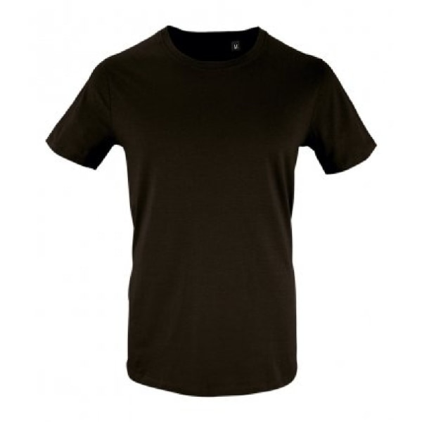 SOLS Milo Ekologisk T-shirt för män S Deep Black Deep Black S