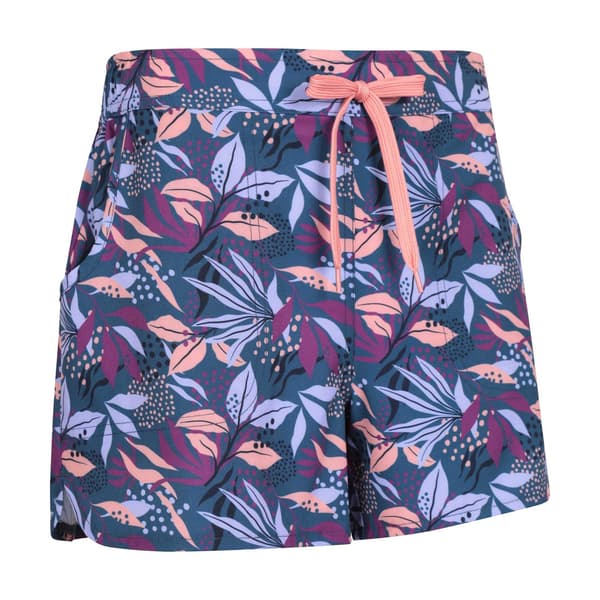 Mountain Warehouse Dam/Dam Stretch Mönstrade Boardshorts Purple 22 UK