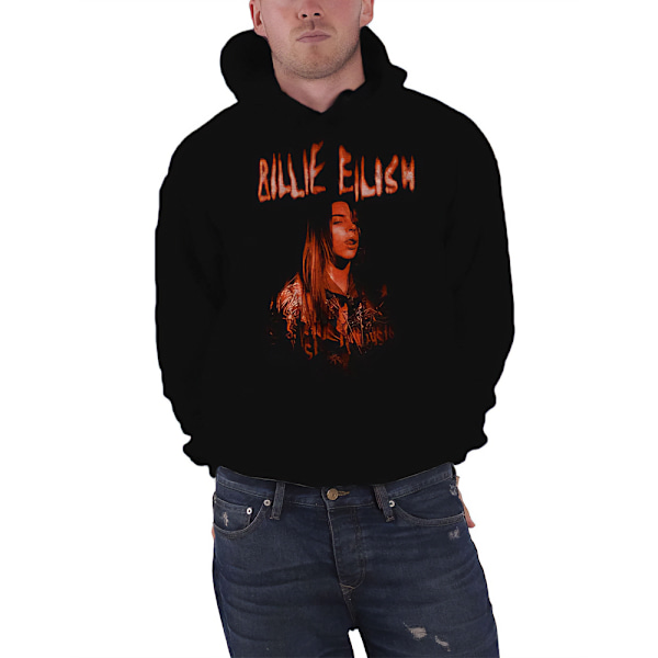 Billie Eilish Unisex Vuxen Spöklik Logotyp Hoodie M Svart Black M