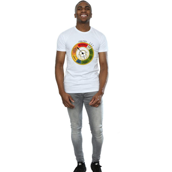 Fantastiska vidunder Mäns hotnivå T-shirt M Vit White M
