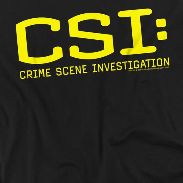CSI Herr Logo T-Shirt M Svart Black M