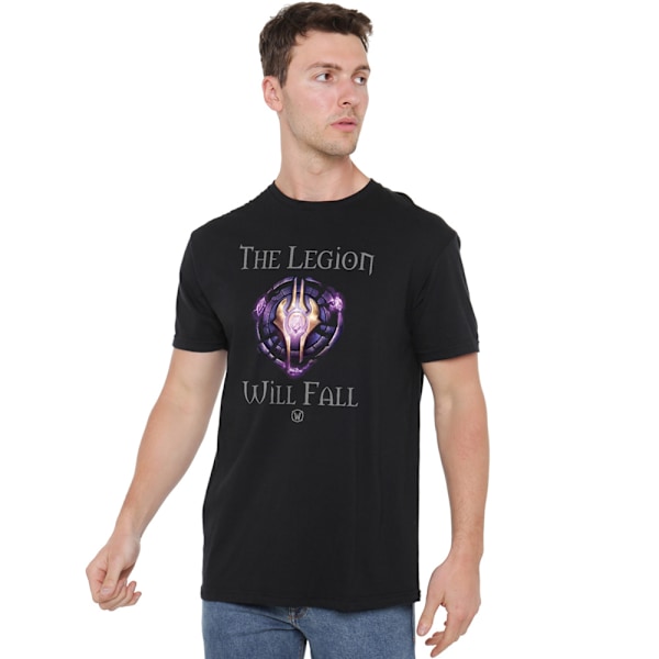 World of Warcraft Herrarnas The Legion T-shirt Stor Svart Black L